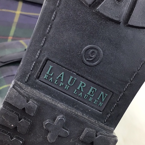 Lauren Ralph Lauren RossalynII Tall Plaid Rain Boots - Picture 13 of 13